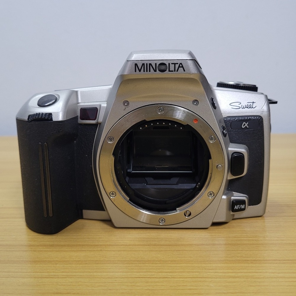 Minolta Alpha Sweet 35mm SLR Film Camera Body Only Untested For Parts As Is